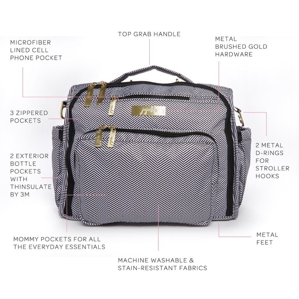 JUJUBE B.F.F. DIAPER BAG - QUEEN OF THE NILE - Picture 4 of 12